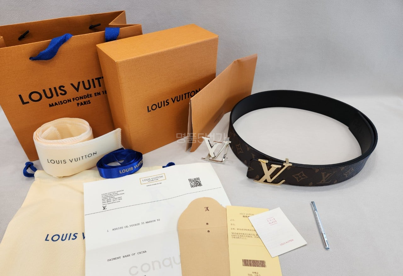루이비통 LV 이니셜 리버서블 모노그램 벨트 40MM 상품 이미지 7
